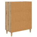 vidaXL Buffet Chêne artisanal 70 x 34 x 90 cm Bois d'ingénierie