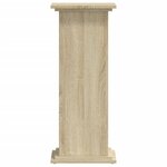 vidaXL Support pour plantes chêne sonoma 33x33x80 cm bois d'ingénierie