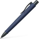 Stylo-bille poly ball xb pointe large navy blue faber-castell