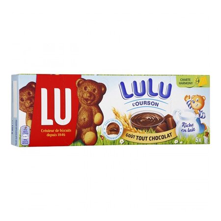 LU Lulu L’Ourson Goût Tout Chocolat 150g (lot de 6)