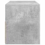 vidaXL Meuble TV avec lumières LED Chêne marron 90x35x40 cm