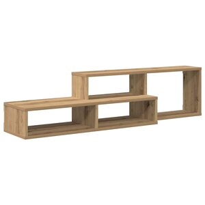 vidaXL SupportmuralpourTV 120x25x28 5cm Bois d'ingénierie