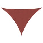 vidaXL Voile de parasol tissu oxford triangulaire 5x5x6 m terre cuite