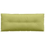 vidaXL Coussin de Dos Vert clair 120 x 19 x 50 cm tissu