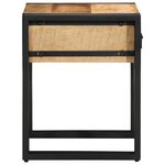 vidaXL Table d'appoint Marron 40 x 40 x 50 cm bois de manguier massif