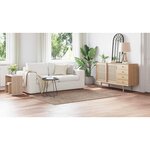 vidaXL Tapis Marron 140 x 200 cm Polypropylène