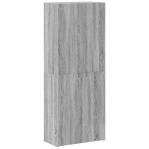 vidaXL Armoire de classement sonoma gris 60x32x153cm bois d'ingénierie