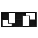 vidaXL Bibliothèque Noir 67x24x161 cm Bois d'ingénierie