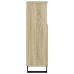 vidaXL Armoire salle de bain chêne sonoma 30x30x100 cm