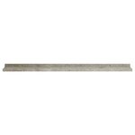 vidaXL Étagères murales 4 Pièces Gris béton 100x9x3 cm