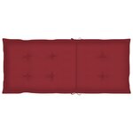 vidaXL Chaises inclinables de jardin lot de 3 et coussins Bois acacia