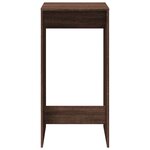 vidaXL Table de bar chêne marron 51x50x103 5 cm bois d'ingénierie