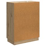 vidaXL Buffet Chêne artisanal 66 x 34 5 x 87 cm Bois d'ingénierie
