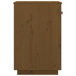 vidaXL Armoire de bureau Marron miel 40x50x75 cm Bois massif de pin