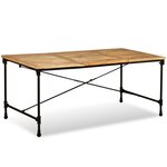 vidaXL Table à manger Bois de manguier massif 180 cm
