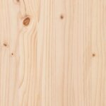 vidaXL Tête de lit murale 156x3x91 5 cm Bois massif de pin