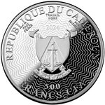 Pièce de monnaie en Argent 500 Francs g 17.50 Millésime 2024 Butterflies PARNASSIUS APOLLO