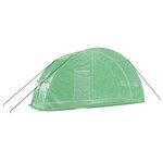 vidaXL Serre avec cadre en acier vert 12 m² 6x2x2 85 m