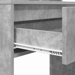 vidaXL Tables de maquillage pour chambre Gris béton 80 x 39 6 x 135 cm