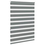 vidaXL Store zèbre gris foncé largeur du tissu 110 9 cm polyester