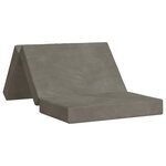 vidaXL Canapé-lit pliable 100 x 67 x 45 cm Gris clair
