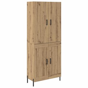 vidaXL Haut Armoire Montage mural Chêne artisanal 69 5 x 34 x 180 cm