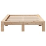 vidaXL Cadre de lit sans matelas 120x190 cm bois de pin massif