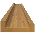 vidaXL Étagère Murale 4 Pièces Beige 100 x 9 x 3 cm Bois d'ingénierie