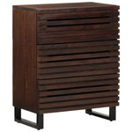 vidaXL Buffets 3 Pièces 60x34x75 cm bois massif de manguier
