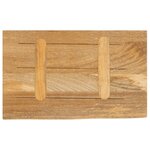 vidaXL Dessus de table à bord vivant 50x40x2 5 cm bois massif manguier