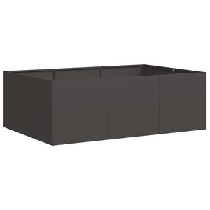 vidaXL Jardinière noir 120x80x40 cm acier