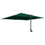 vidaXL Parasol de jardin Vert 248.5 x 247.5 x 160 cm tissu