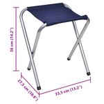 vidaXL Jeu de table pliable de camping et 6 tabourets 180x60 cm