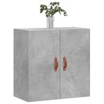 vidaXL Armoire murale gris béton 60x31x60 cm bois d'ingénierie