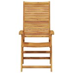 vidaXL Ensemble de salle à manger pour jardin 7 Pièces Marron