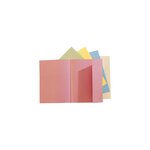 Paquet 100 Chemises 1 Rabat Super 160 - 24x32cm - Couleurs Assorties - X 5 - Exacompta