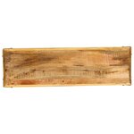 vidaXL Table console 100x30x75 cm bois de manguier solide