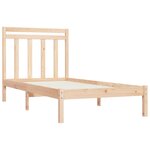 vidaXL Cadre de lit sans matelas 90x190 cm bois massif