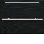 vidaXL Armoire d'évier Chêne noir 38 5 x 41 x 48 cm Bois d'ingénierie