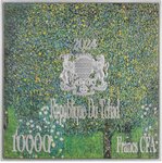 Pièce de monnaie en Argent - Zinc - Cuivre 10000 Francs g 77.75 (2.5 oz) Ag - 750 (24.11 oz) Zn - 120 (3.85 oz) Cu Millésime 2024 Van Gogh Tri-Metal VIRGIN