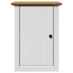 vidaXL Armoire murale de salle de bain BODO blanc et marron 44x30x60cm