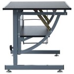 Vidaxl table à dessin pour adolescents noir 110x60x87 cm mdf