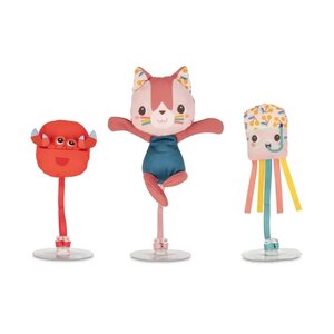 Jeanne - 3 personnages de bain ventouse