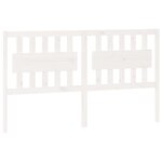 vidaXL Tête de lit Blanc 155 5x4x100 cm Bois massif de pin