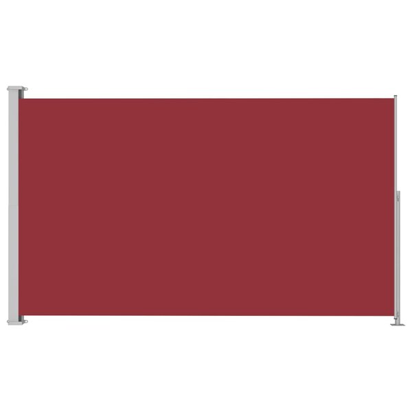 Vidaxl auvent latéral rétractable de patio 200x300 cm rouge