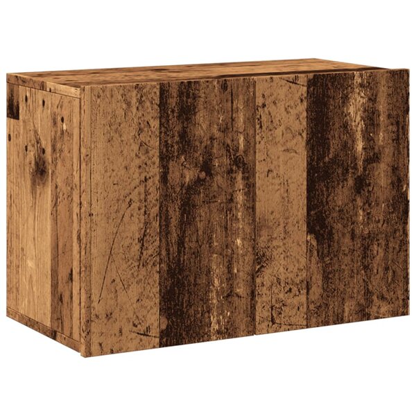 vidaXL Meuble TV mural vieux bois 60x30x41 cm
