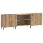 vidaXL Meuble TV 150 x 31 x 52 cm Chêne artisanal Bois d'ingénierie