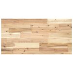 vidaXL Étagères flottantes 4 Pièces 80x40x4 cm acacia massif non traité