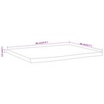 vidaXL Table d'appoint 60x40x2 5cm bois massif acacia bordure assortie