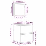 vidaXL Meuble de rangement salle de bain Bois usé MDF avec placage en bois